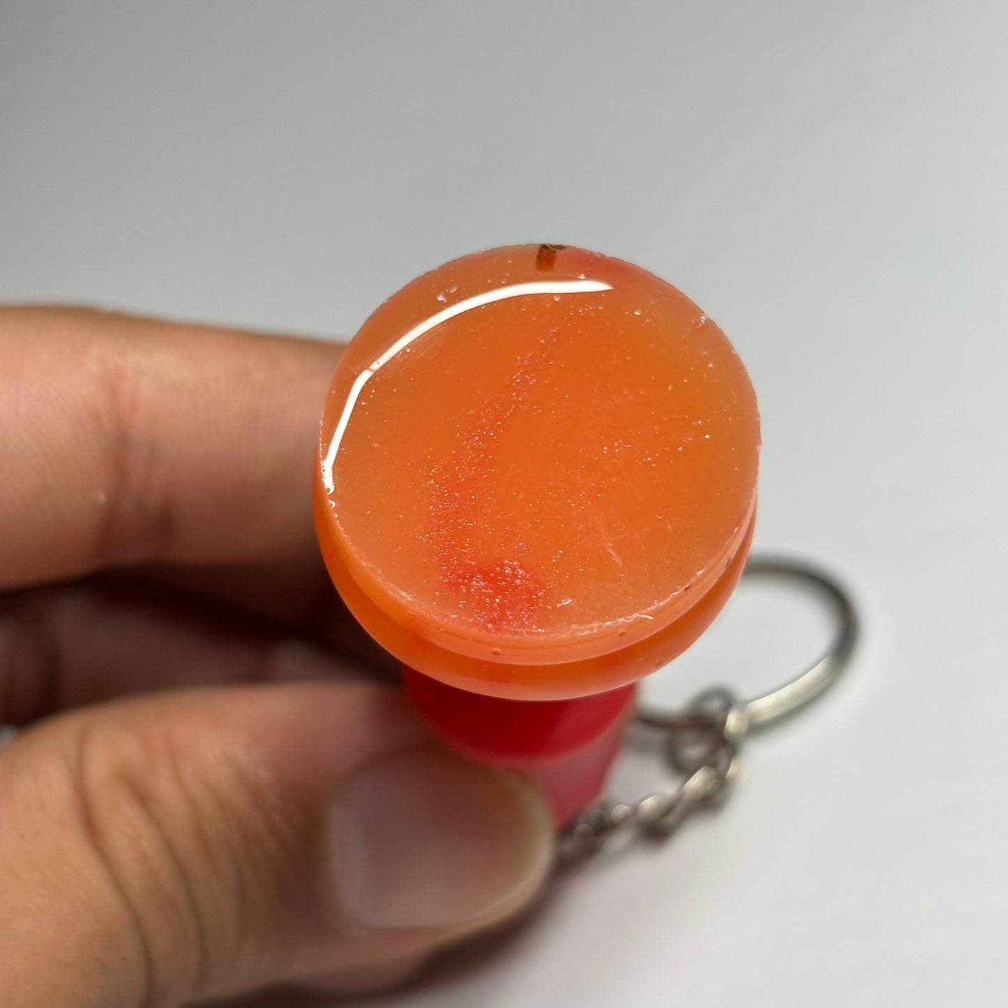 Red Orange Queen - Handmade Resin Keychain