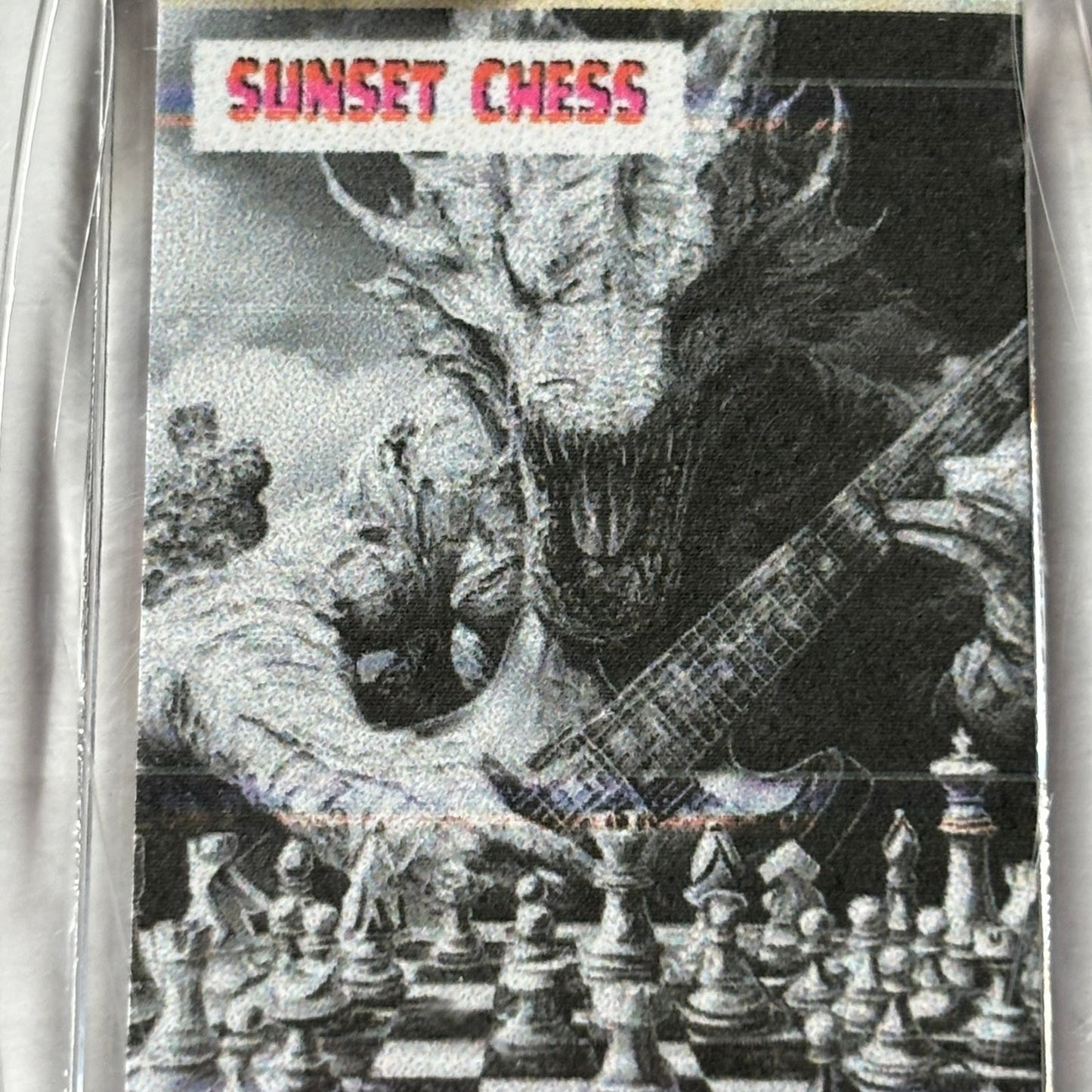 Guitar Dragon - Chess  Photo Keychain