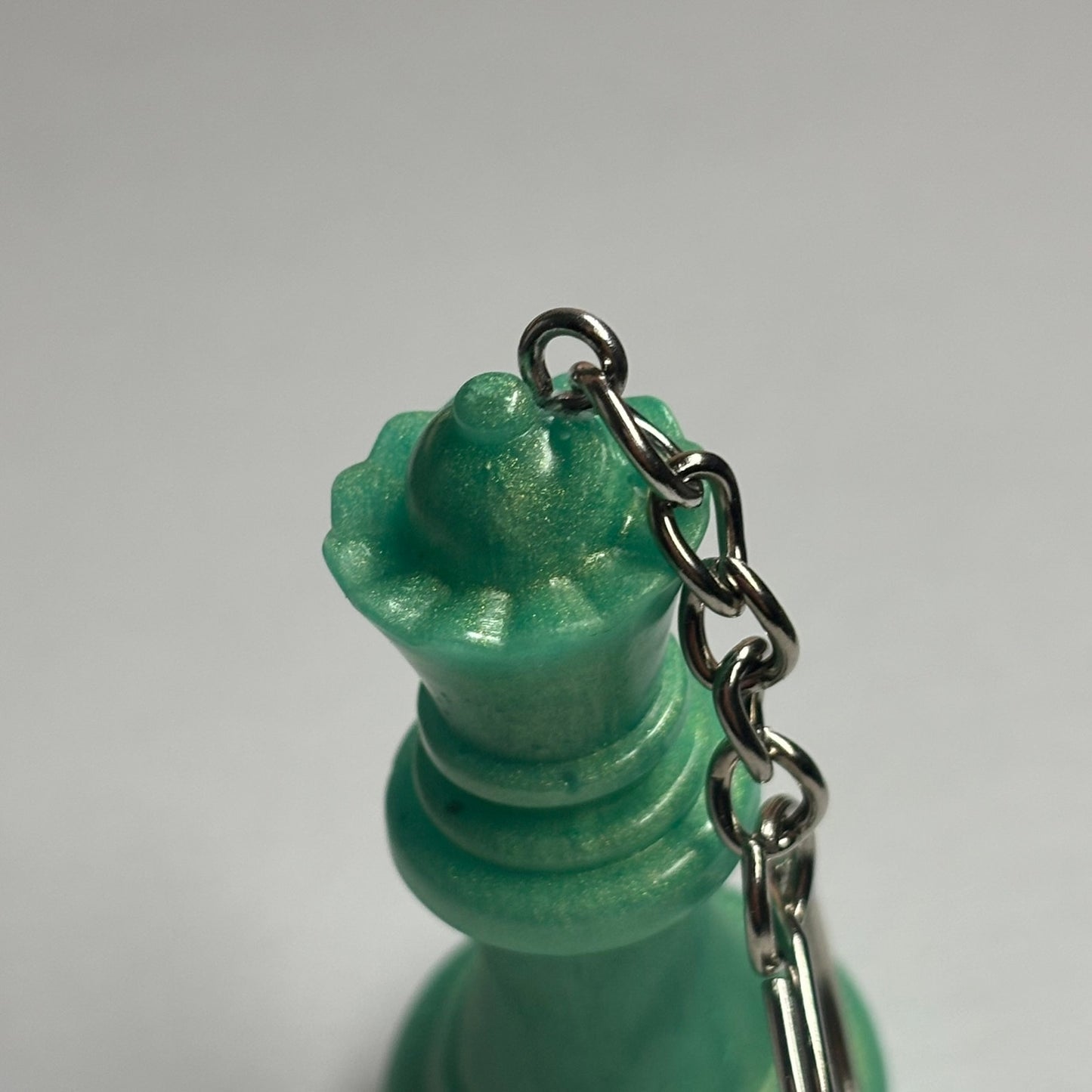 Green Queen - Handmade Resin Keychain