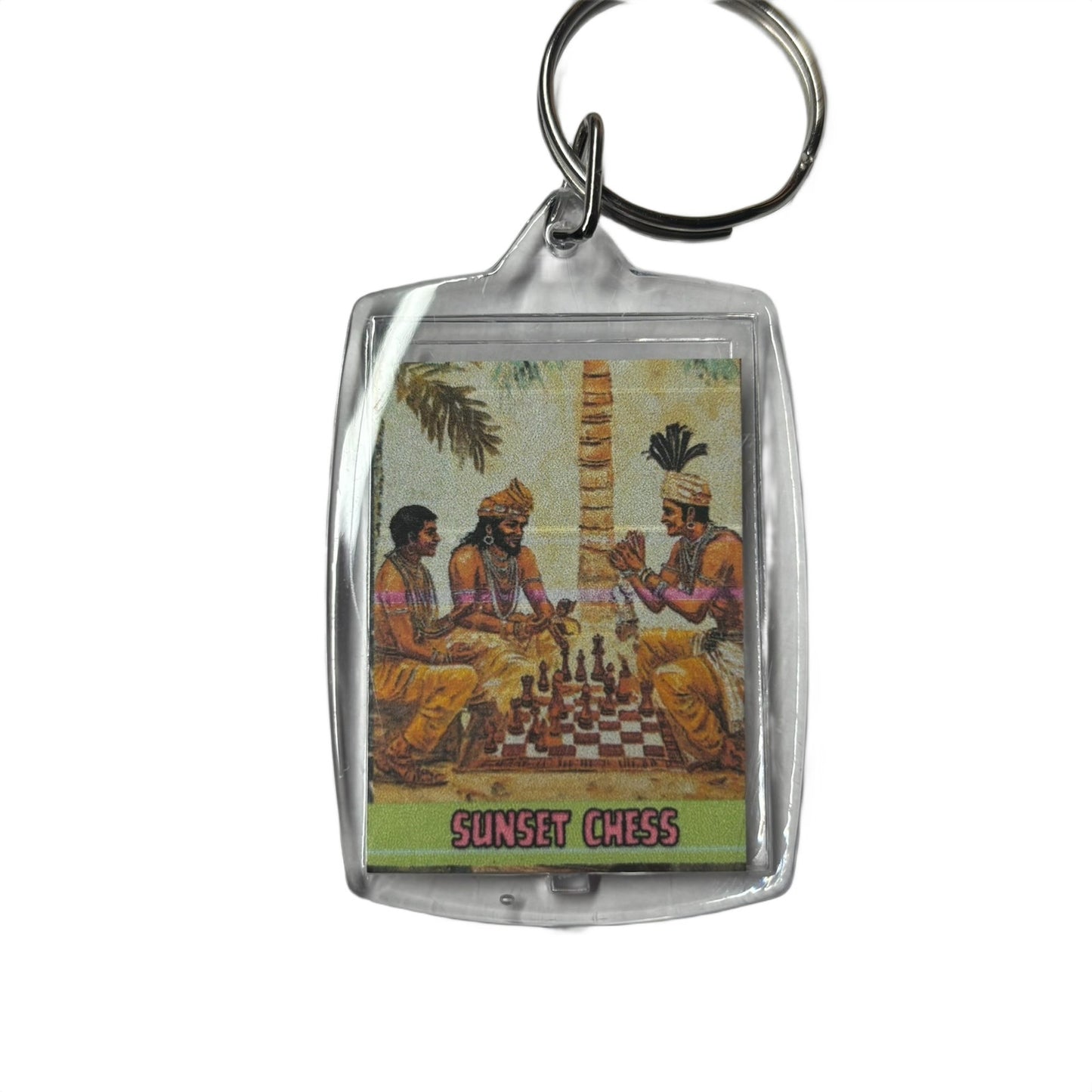 Game Of Old - Chess  Photo Keychain