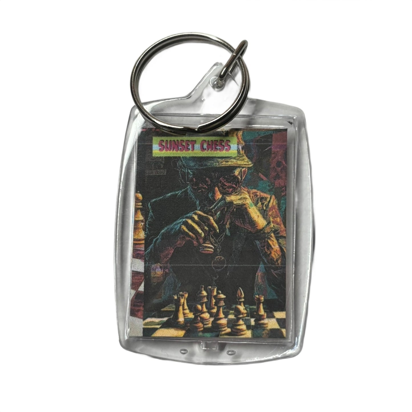 Detailed Man - Chess  Photo Keychain