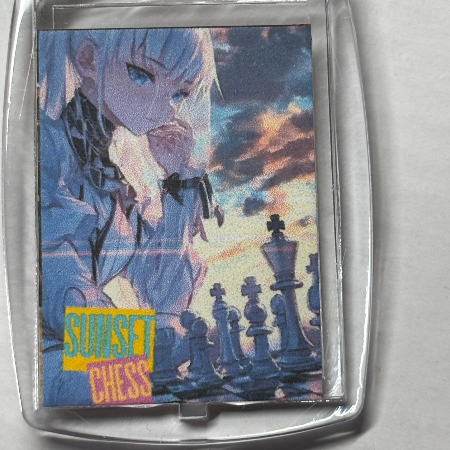 Anime Gaze - Chess  Photo Keychain