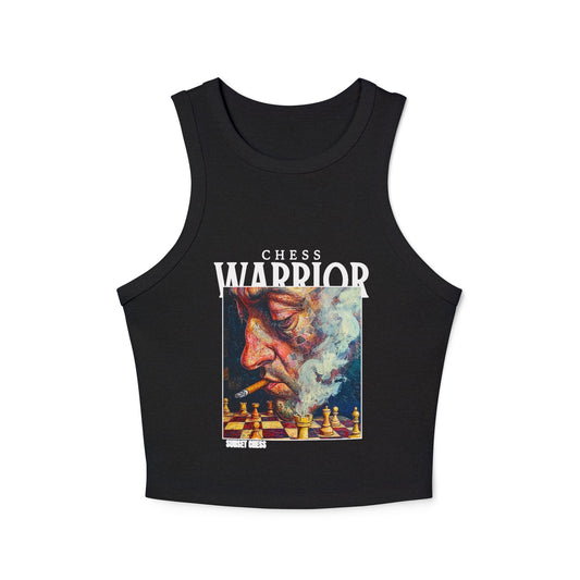 Bad Habits - Women's Black Chess Tank Top