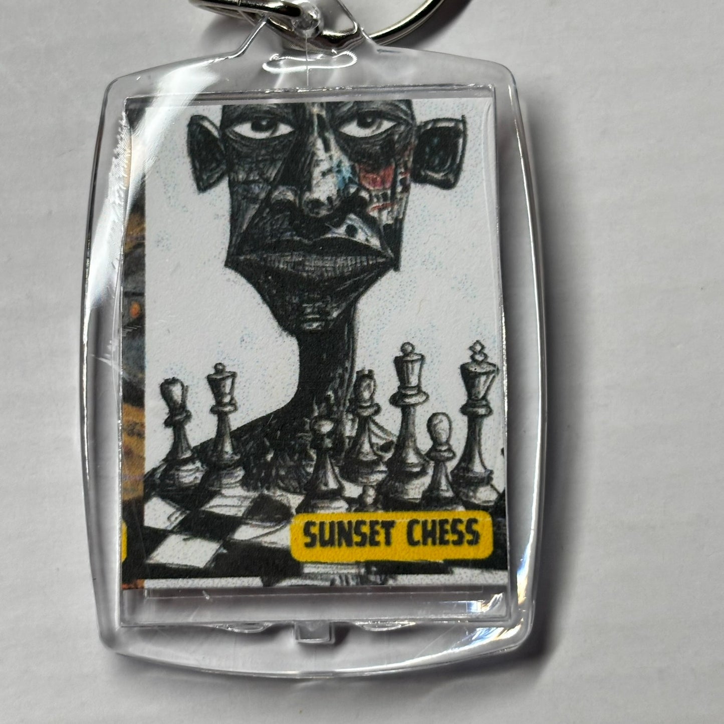 Simple Man - Chess  Photo Keychain