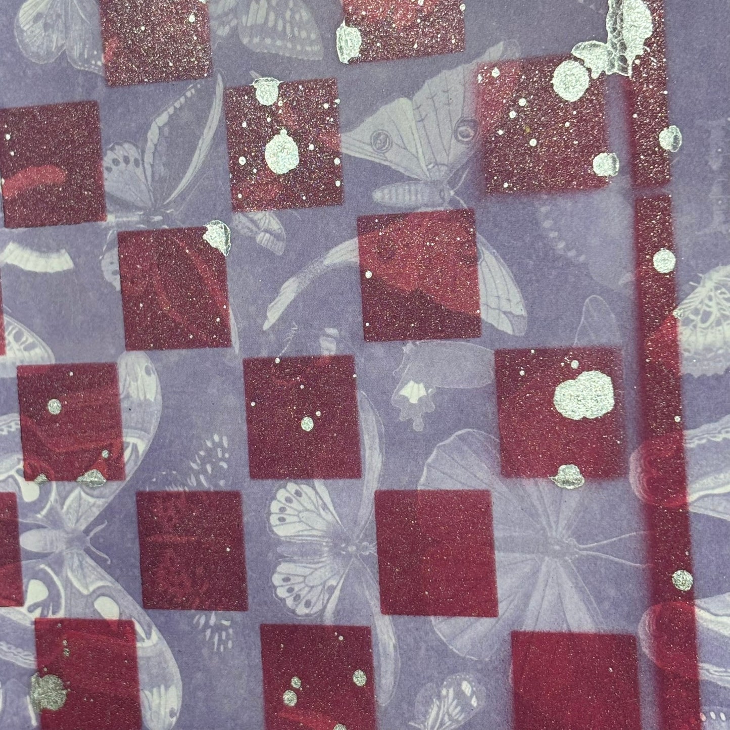 Lavish Purple - Scrapbook Chess Board