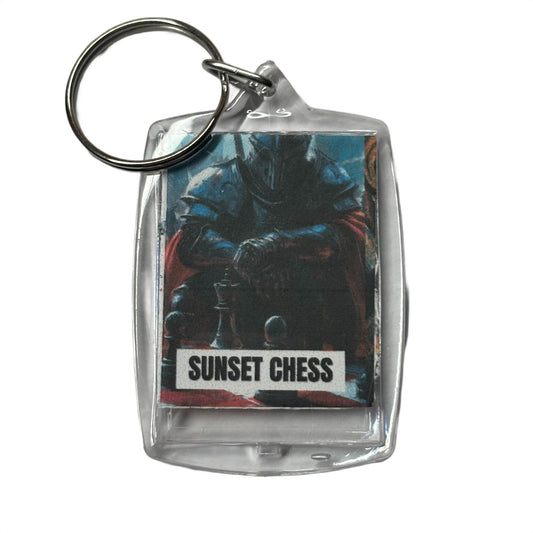 Fine Knight - Chess  Photo Keychain