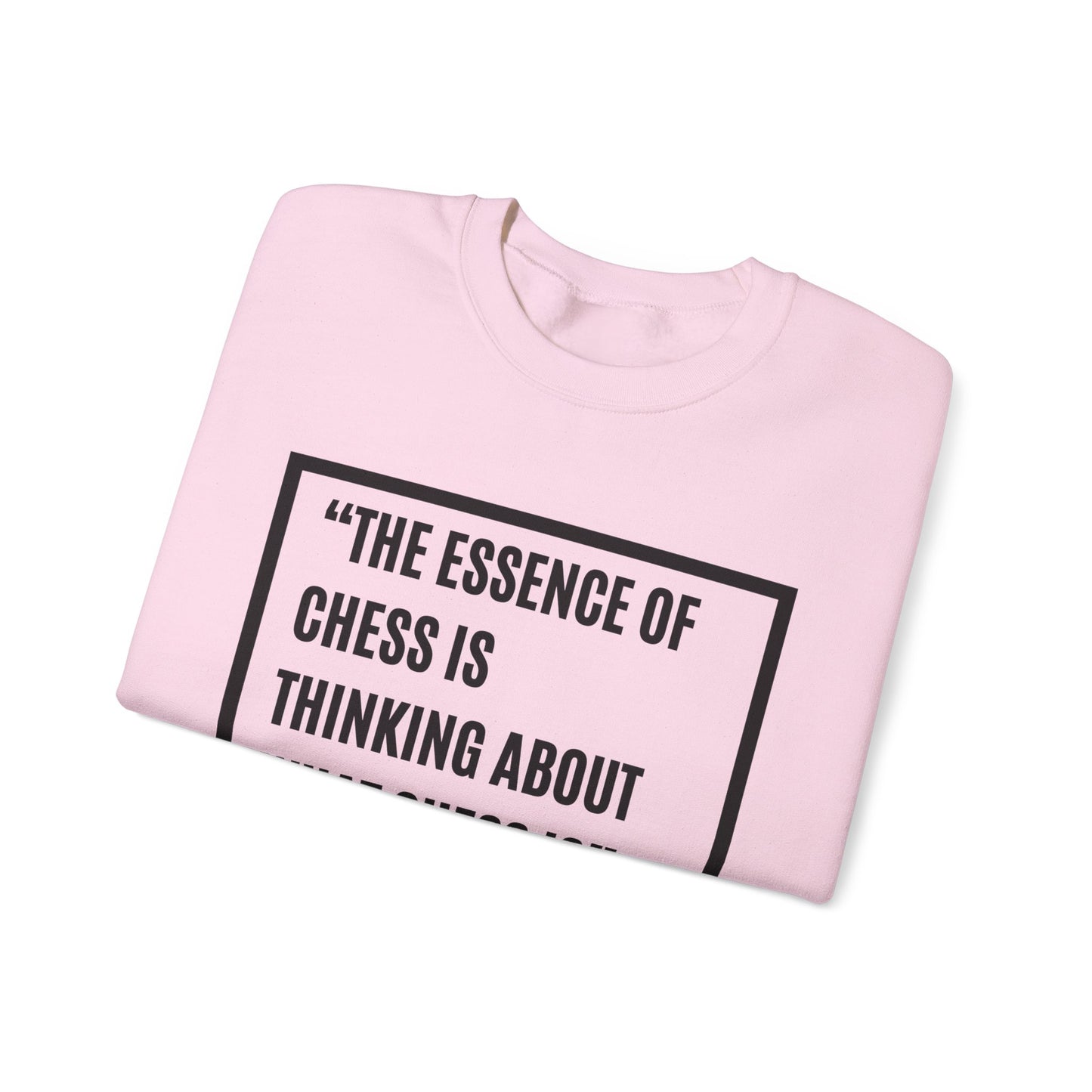 What Is Chess? - Pink Chess Crewneck Sweater