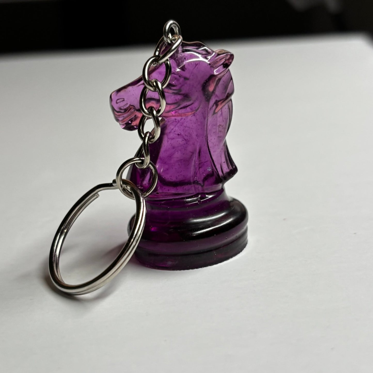 Mystery Purple Knight - Handmade Resin Keychain