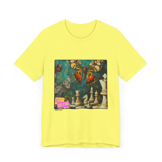 Butterfly Chess - Yellow Chess T Shirt