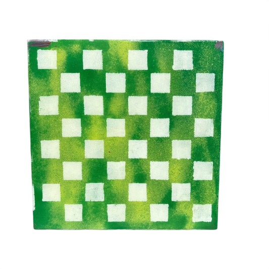 Forest Green Mix - Resin Coated Chess Board