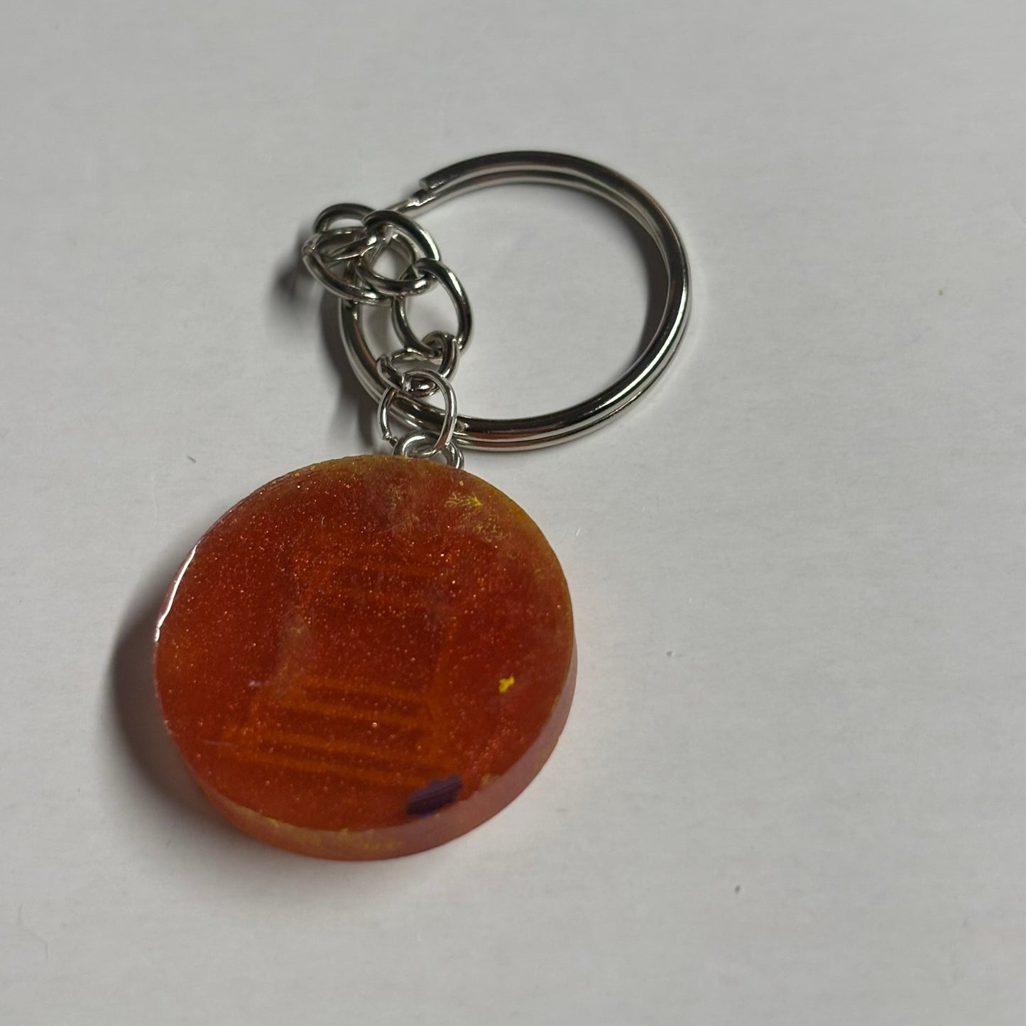 Red Rook - Handmade Resin Keychain
