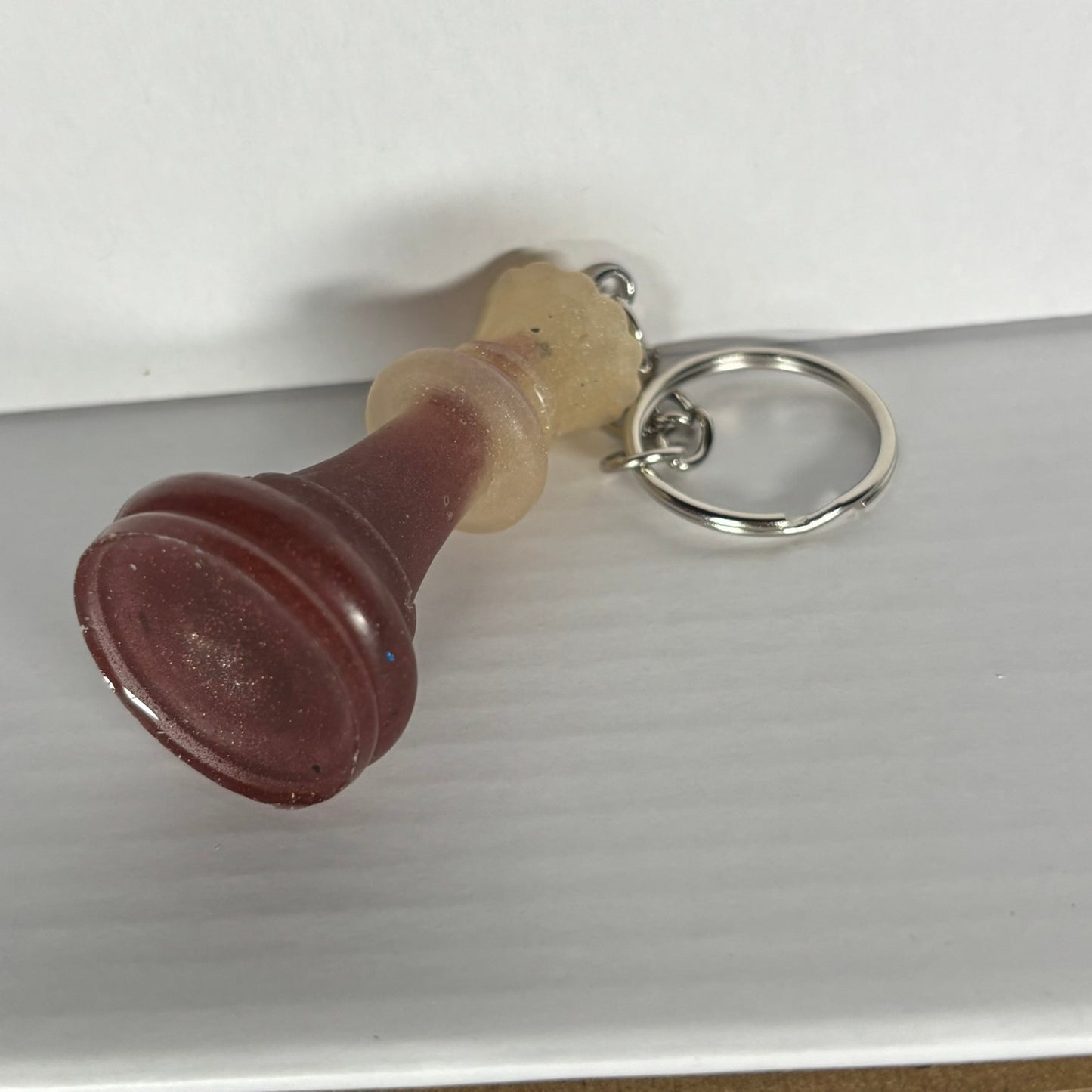 Comfy Queen Handmade Resin Keychain - One of a Kind Design