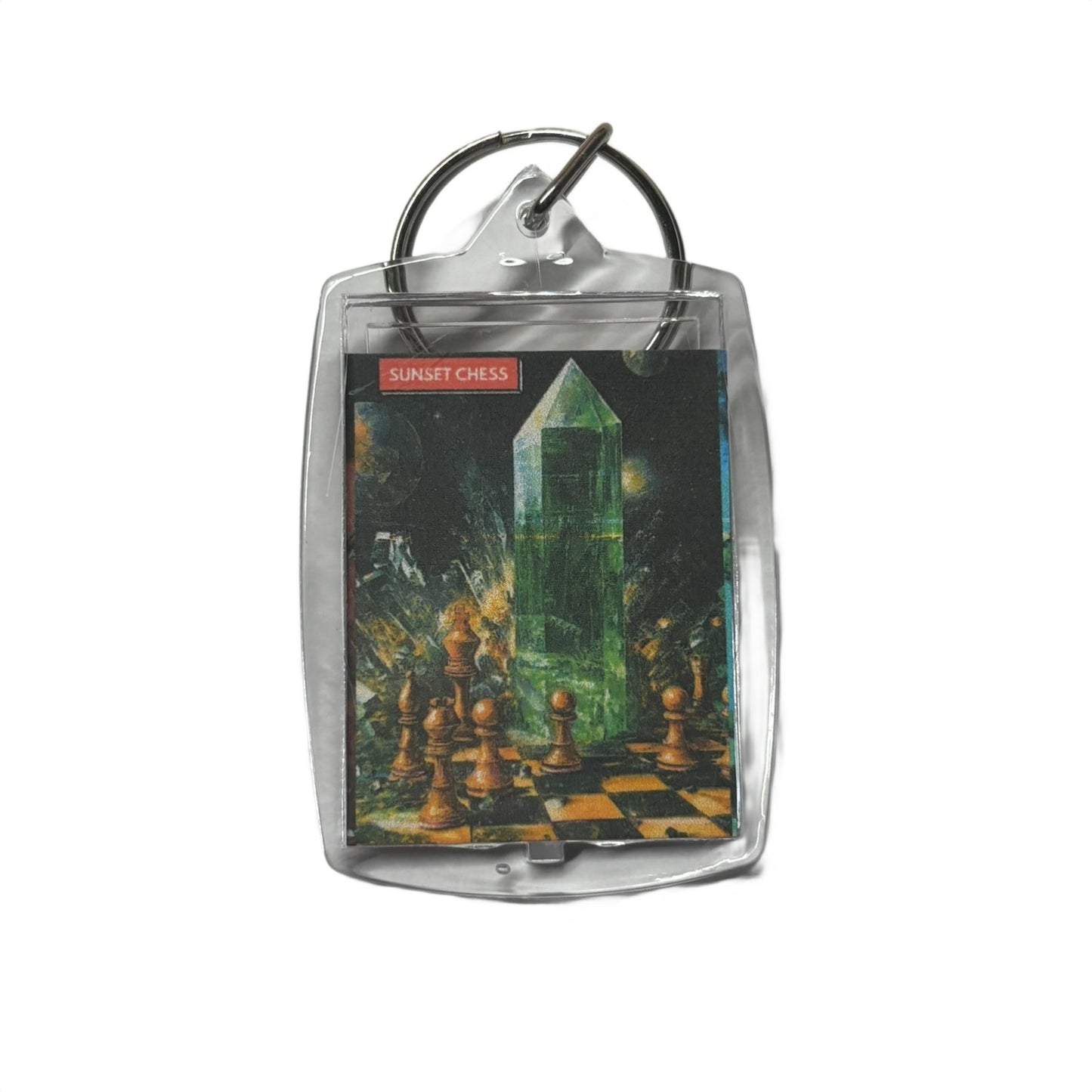 Green power - Chess  Photo Keychain