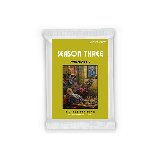 Season Three Collection 5 - Sunset Chess Scrapbook Card Pack