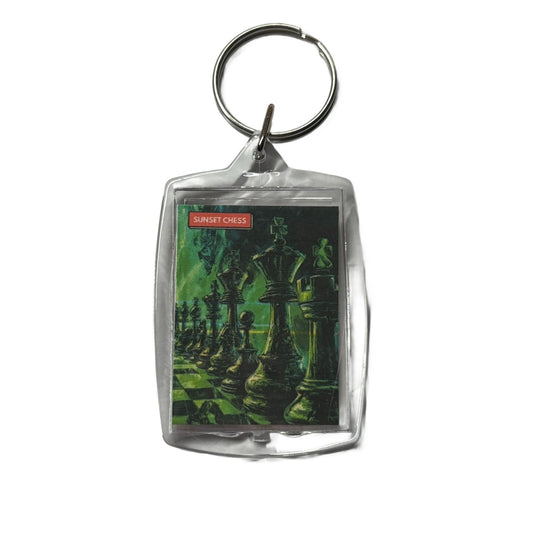 The Green Gash - Chess  Photo Keychain
