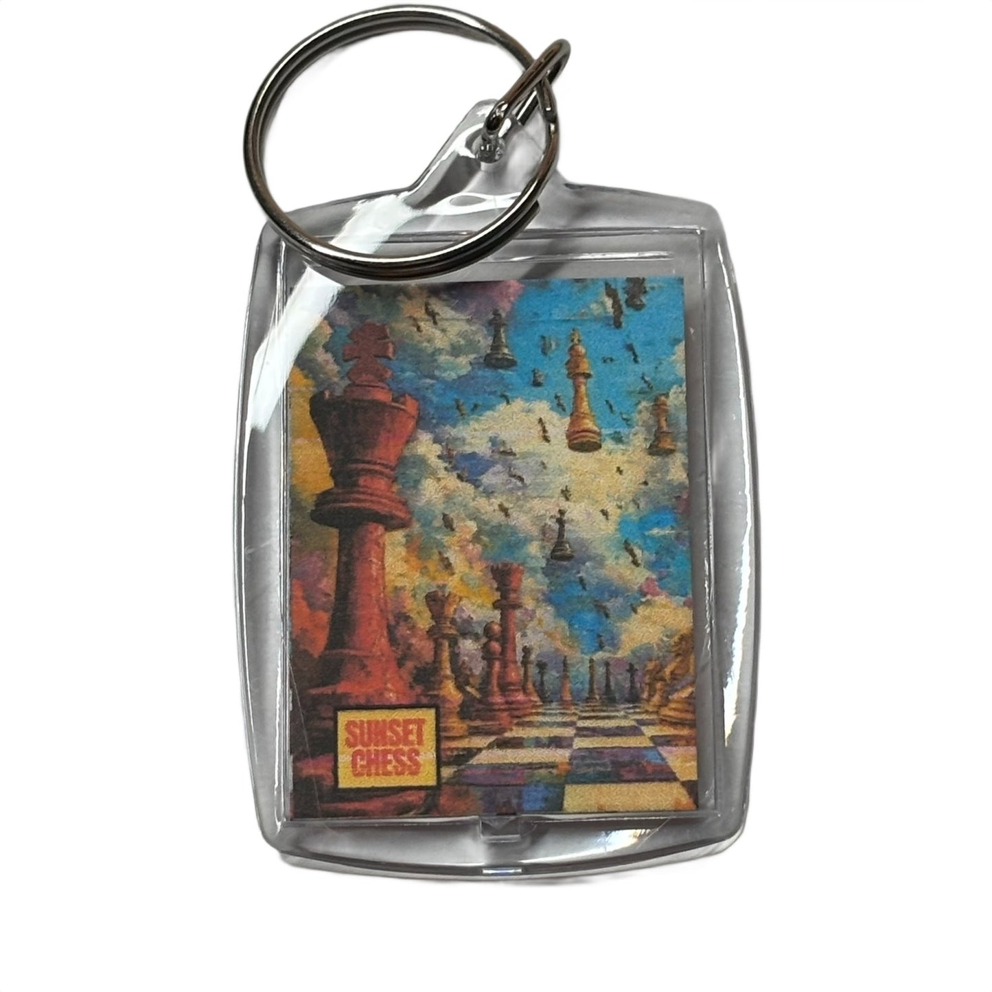 Fly High - Chess  Photo Keychain
