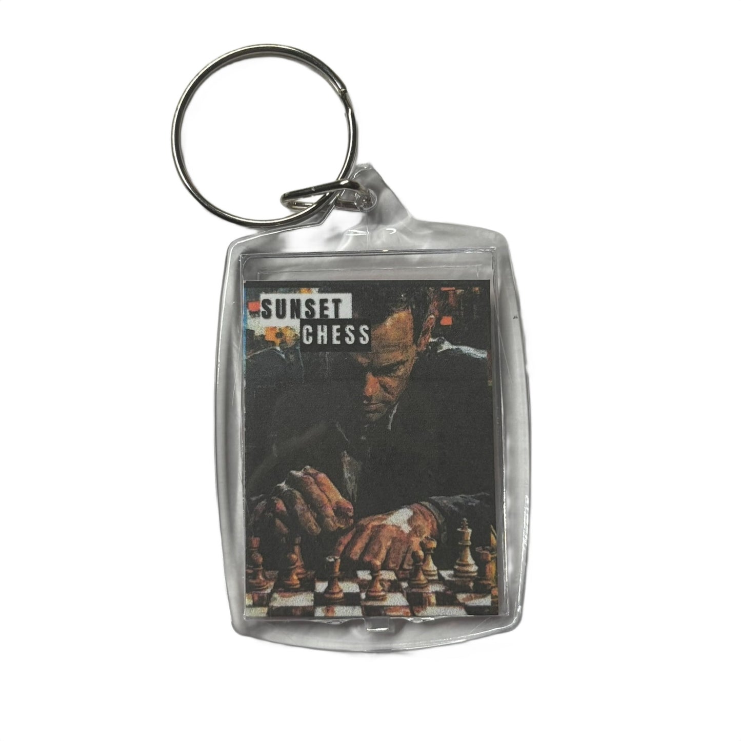Serious Man - Chess  Photo Keychain