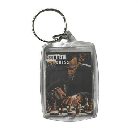 Serious Man - Chess  Photo Keychain