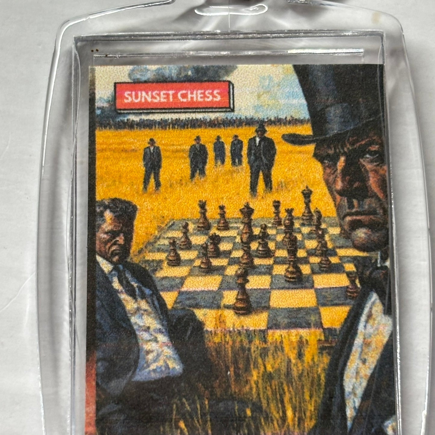 Field Men - Chess  Photo Keychain