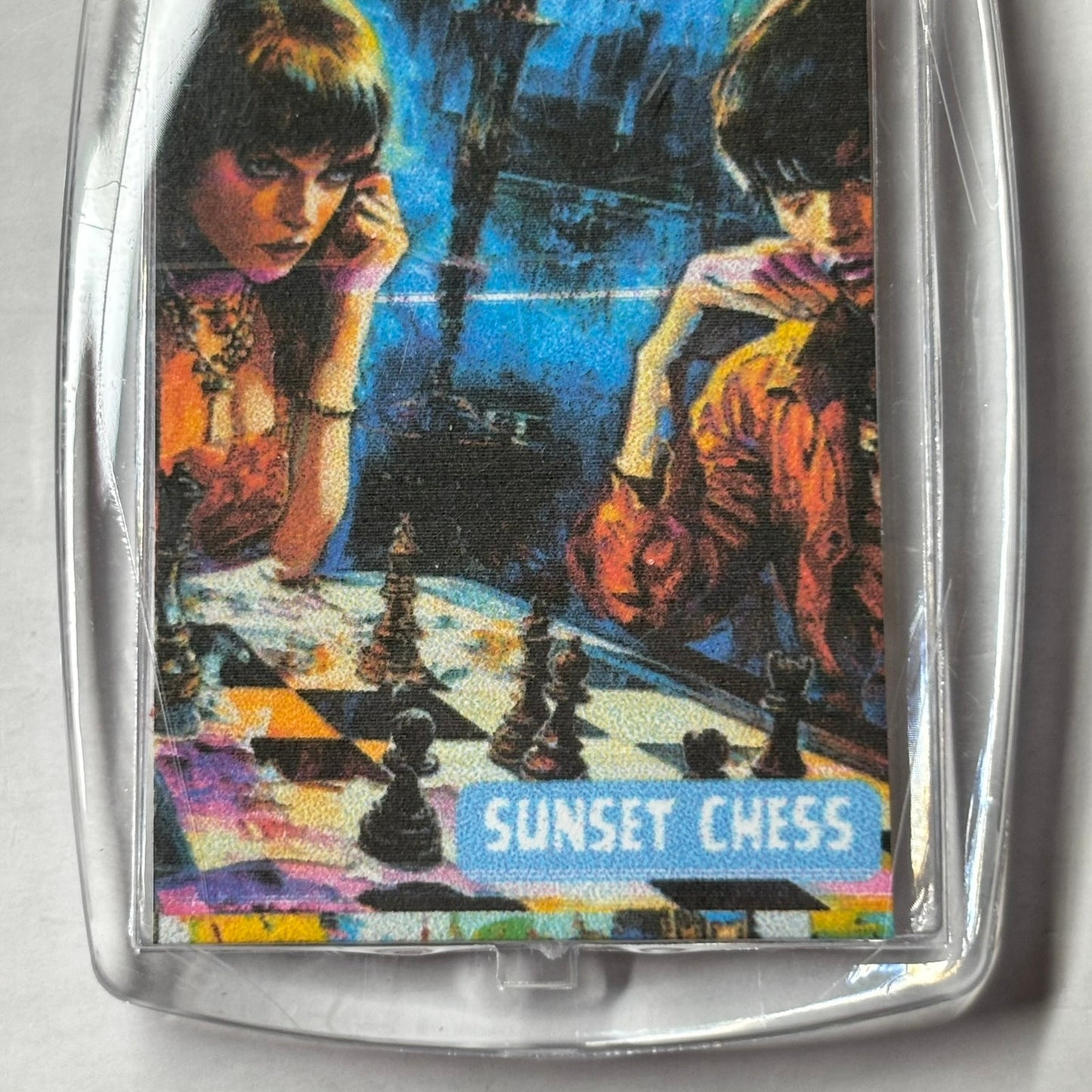 The 70's - Chess  Photo Keychain