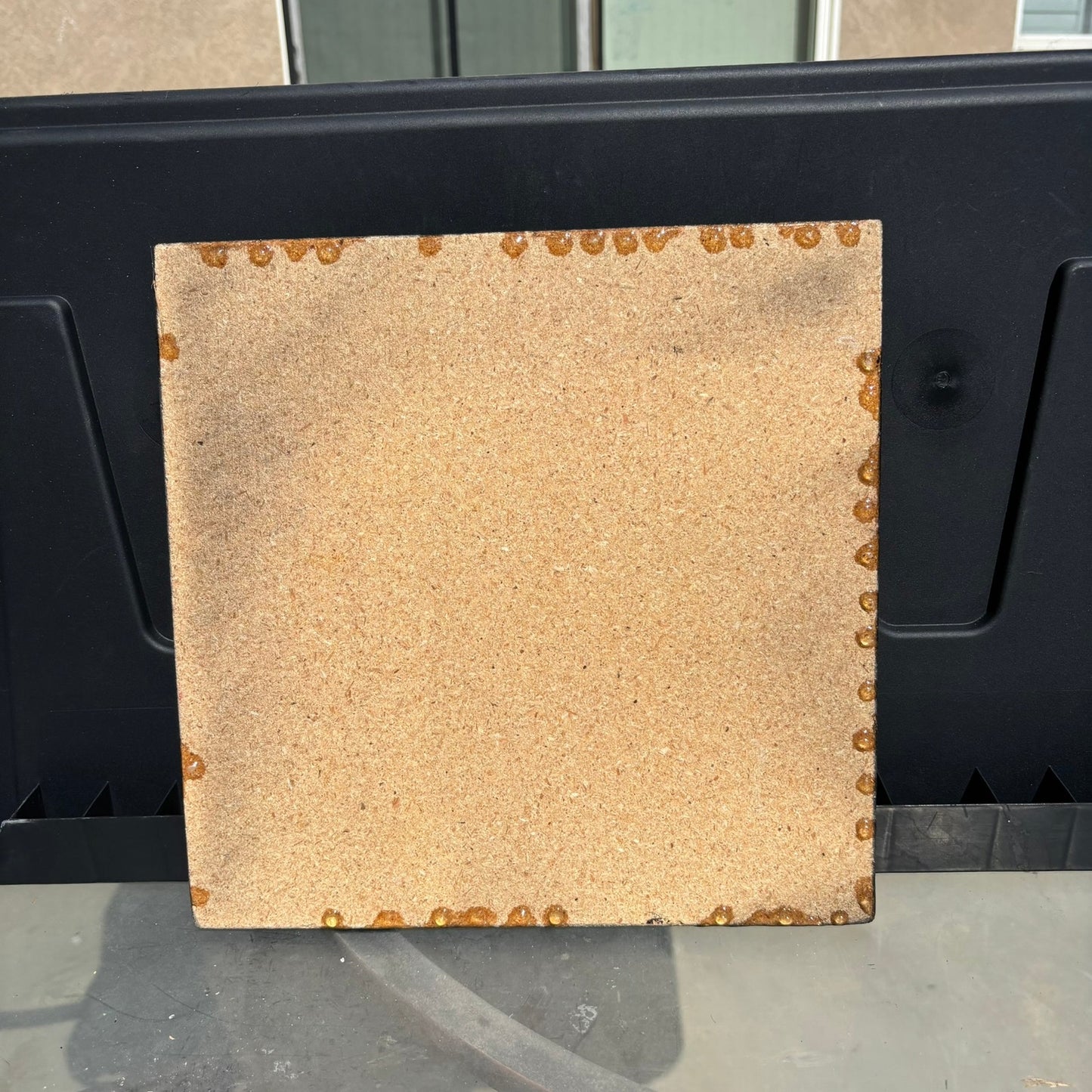 Vintage Green Cream - Resin Coated Chess Board