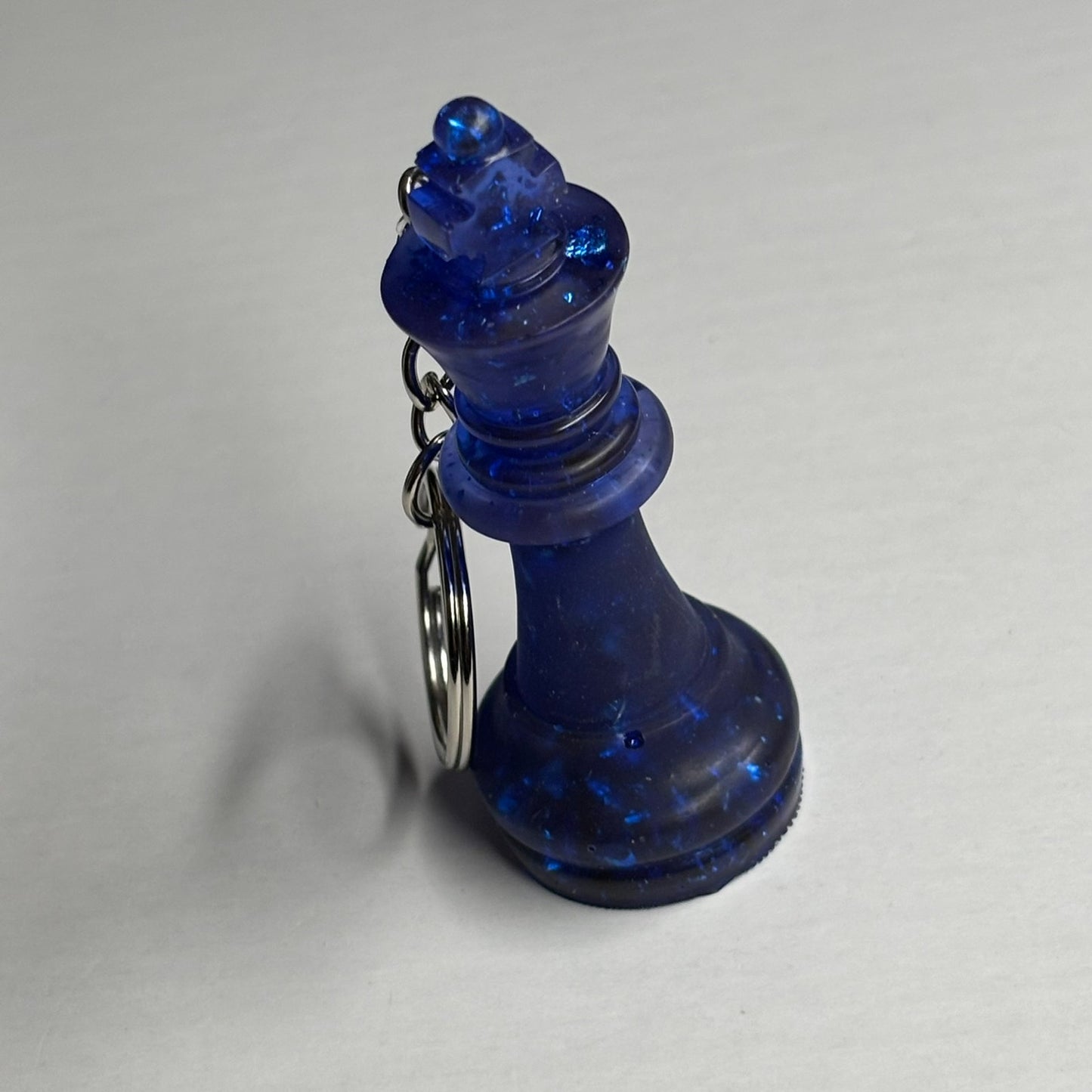 Navy Blue King - Handmade Resin Keychain
