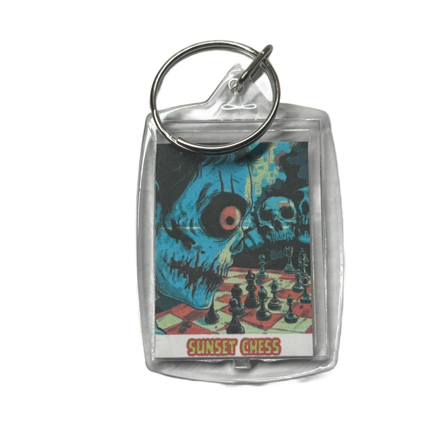 Zoned Out - Chess  Photo Keychain