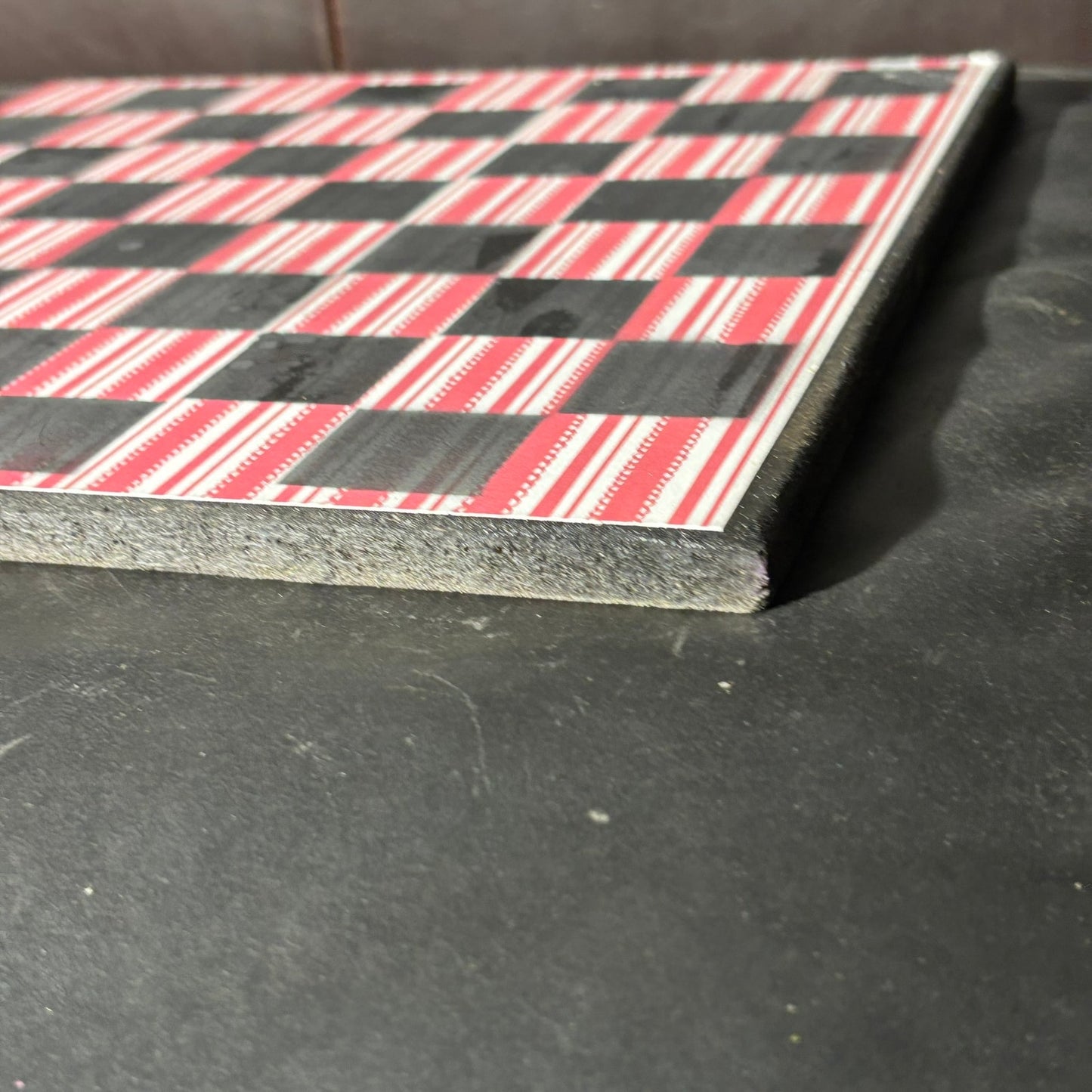 Popcorn Red - Scrapbook Chess Board