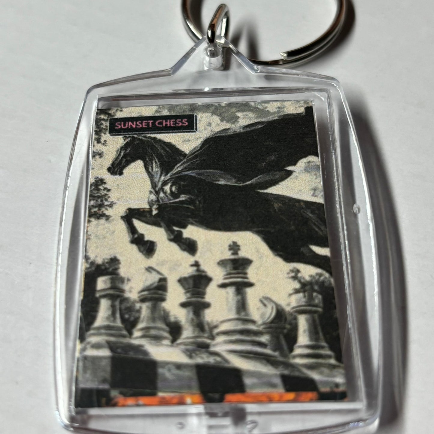 Super Horse - Chess  Photo Keychain