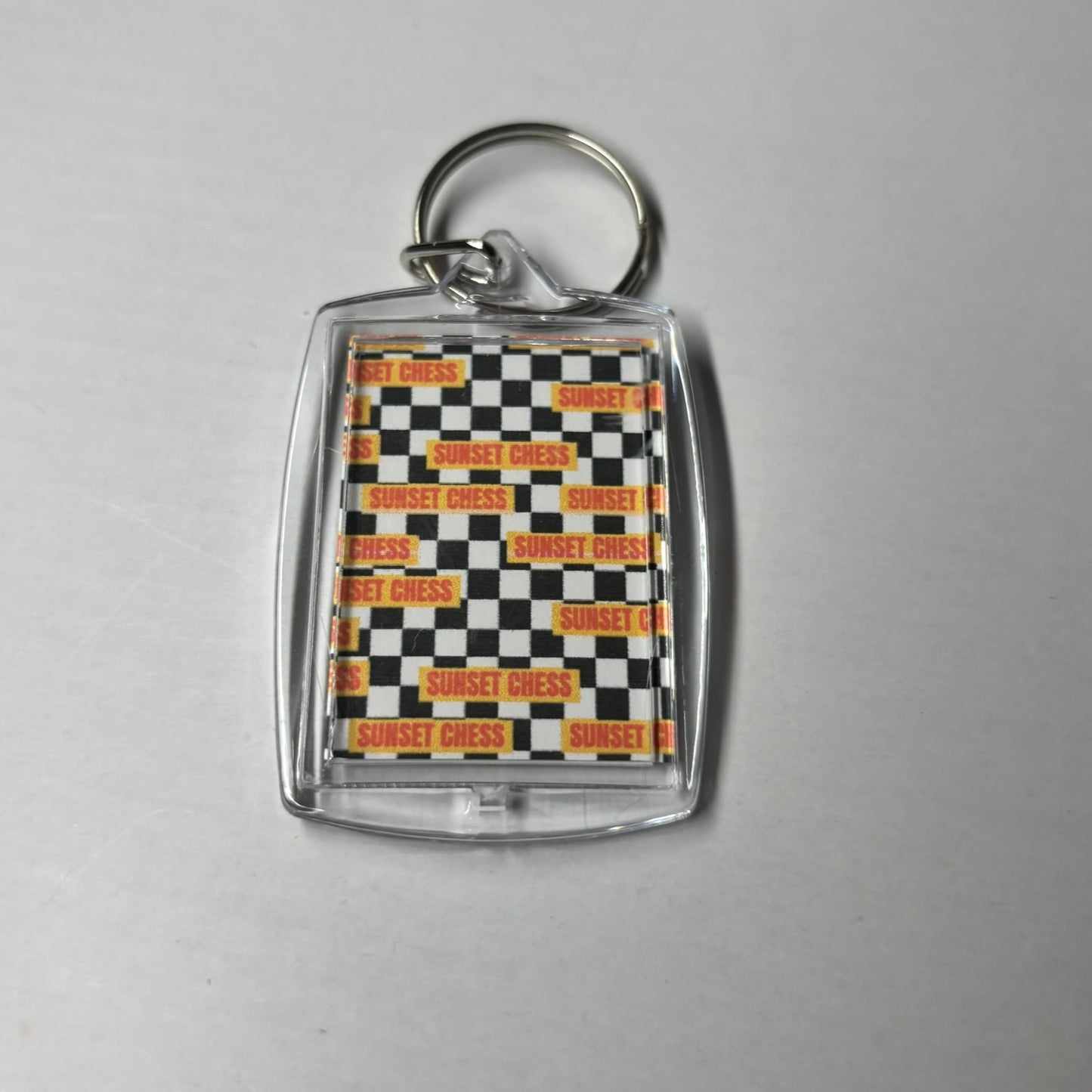 Asian Play - Chess  Photo Keychain