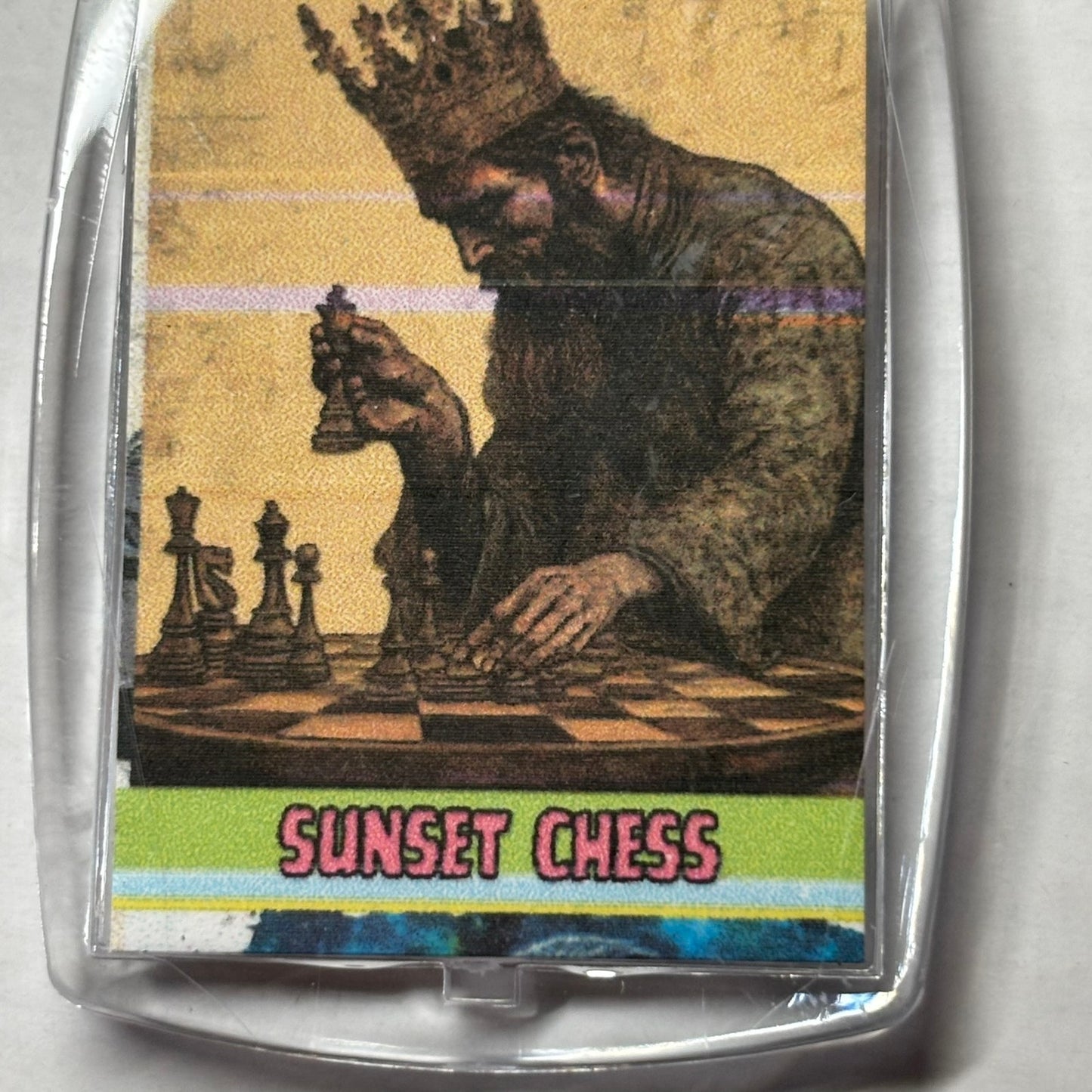 Kings Play - Chess  Photo Keychain