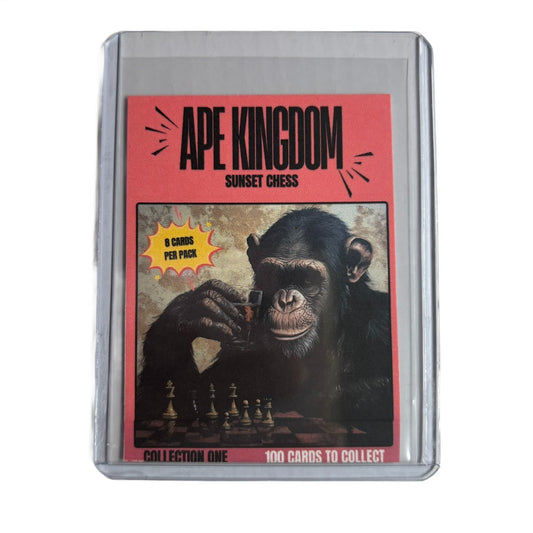 The Ape Kingdom Collection 1 Card Cover - Scrapbook Trading Card