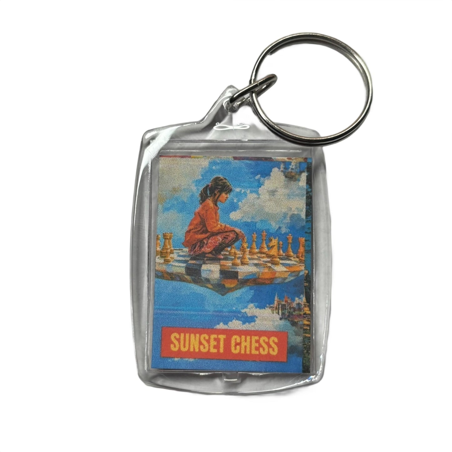 Floating Board - Chess  Photo Keychain