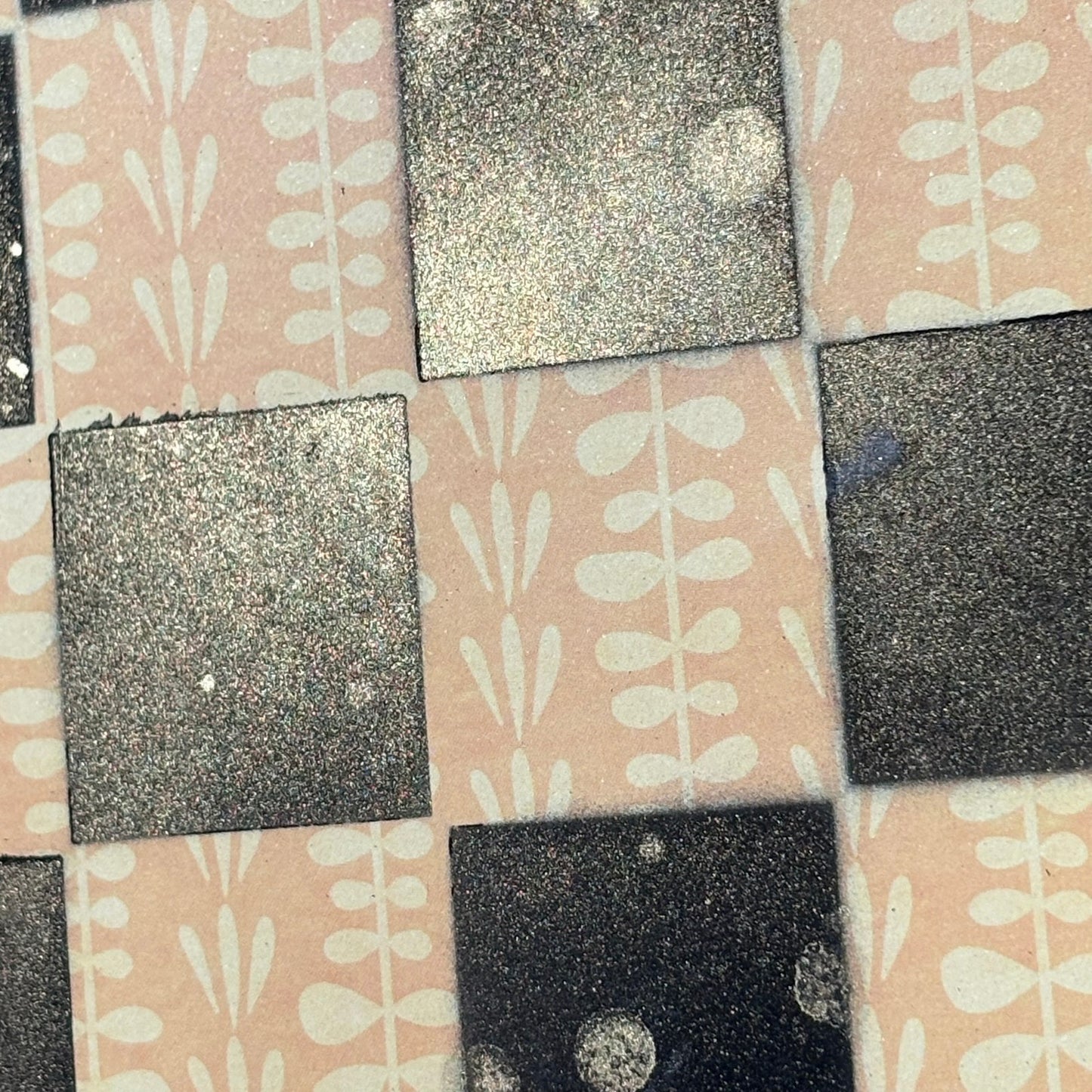 Golden Black & Yellow - Scrapbook Chess Board