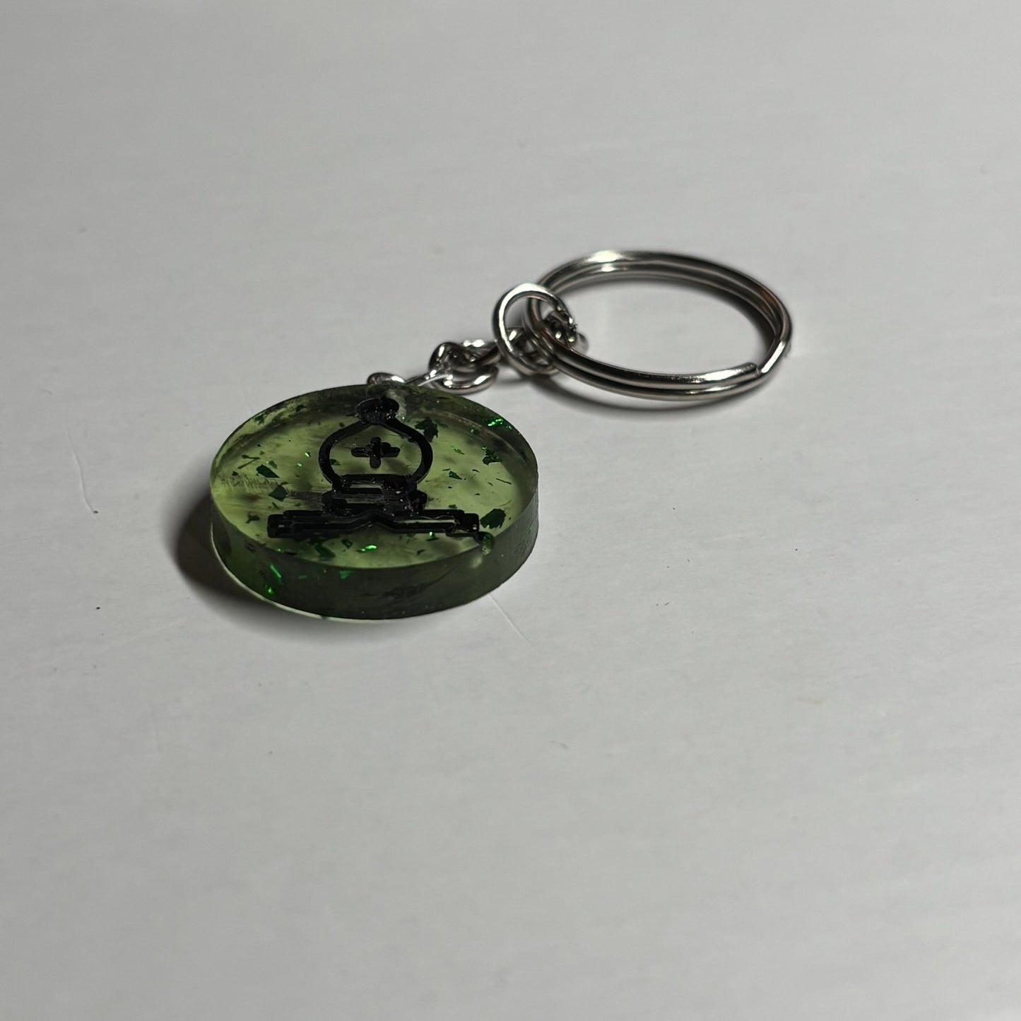 Translucent Royalty - Handmade Resin Keychain - Flat Edition