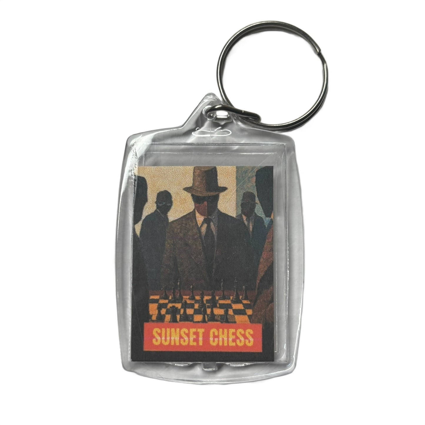 Mysterious Man - Chess  Photo Keychain