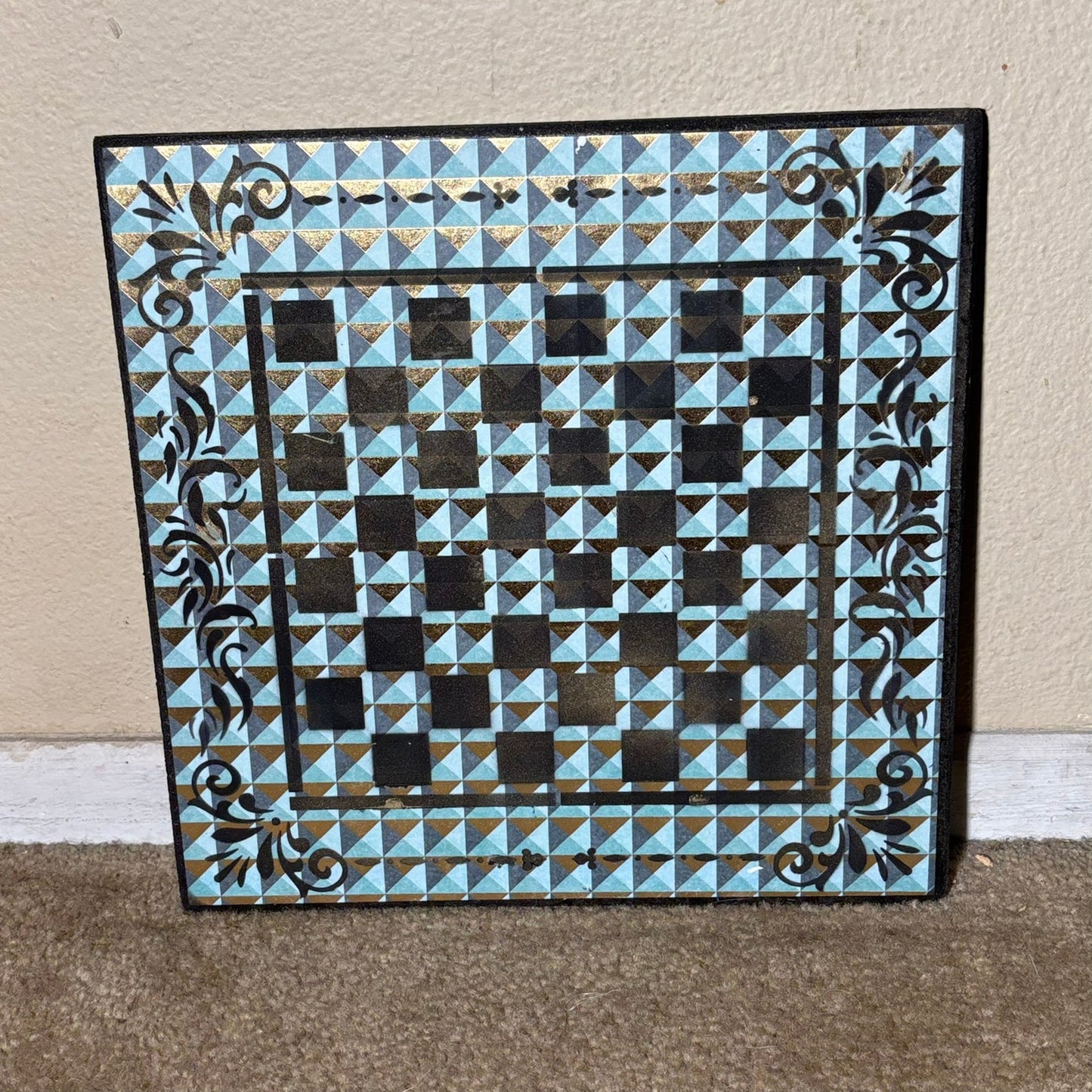 Golden Triangles - Scrapbook Chess Board