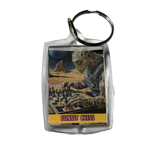 Mars Creature - Chess  Photo Keychain