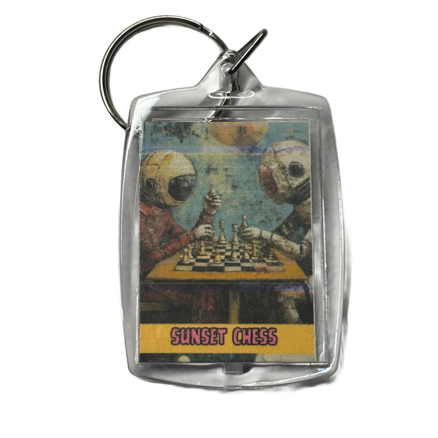Chess Abroad - Chess  Photo Keychain