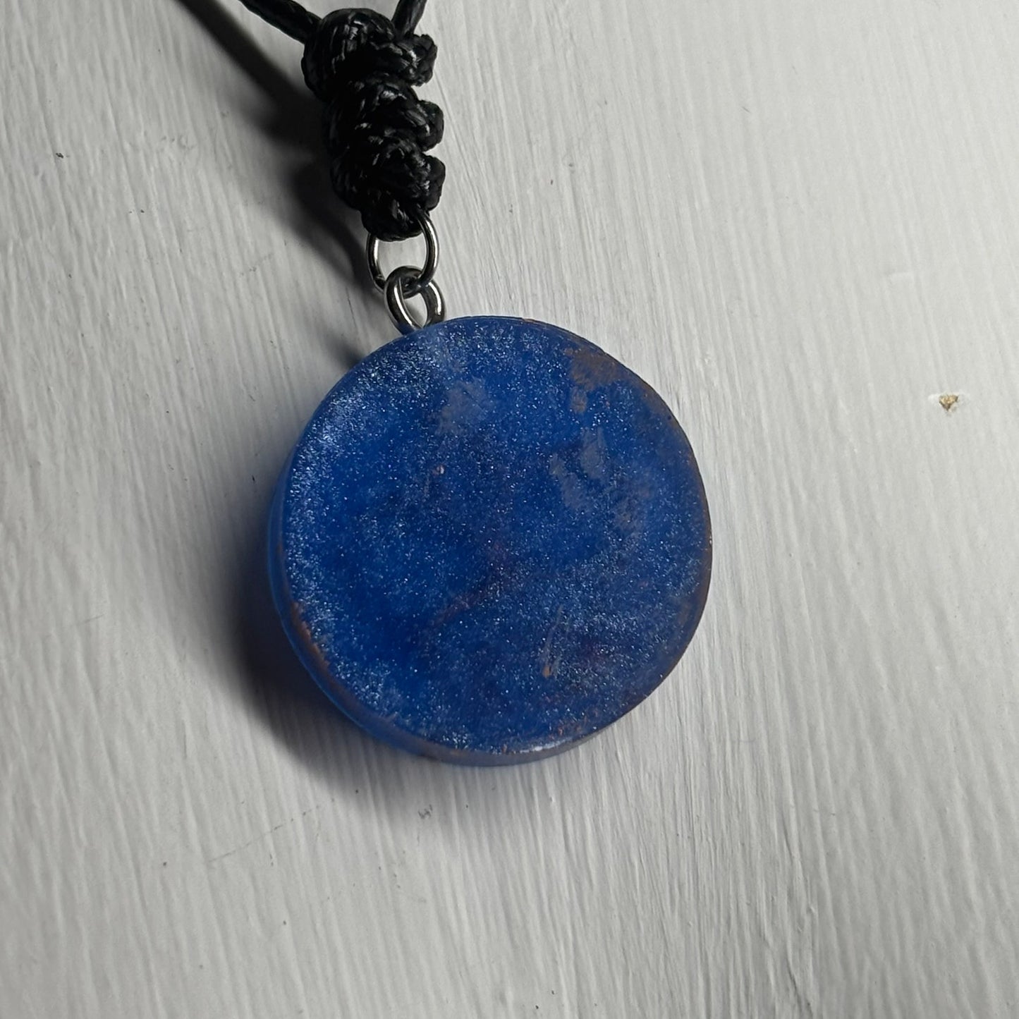 Orange Sea King - Handmade Resin Chess Necklace