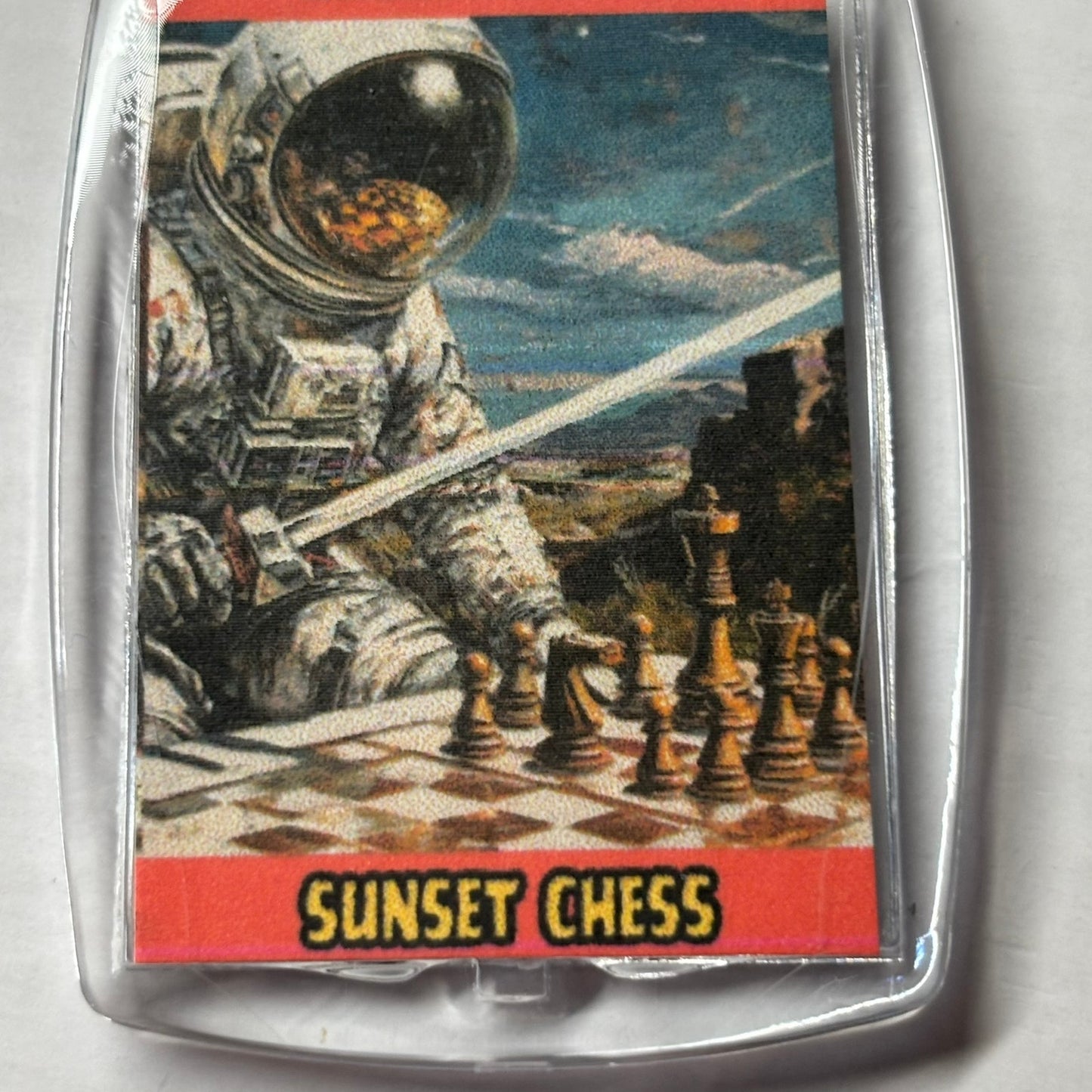 Space Ranger - Chess  Photo Keychain