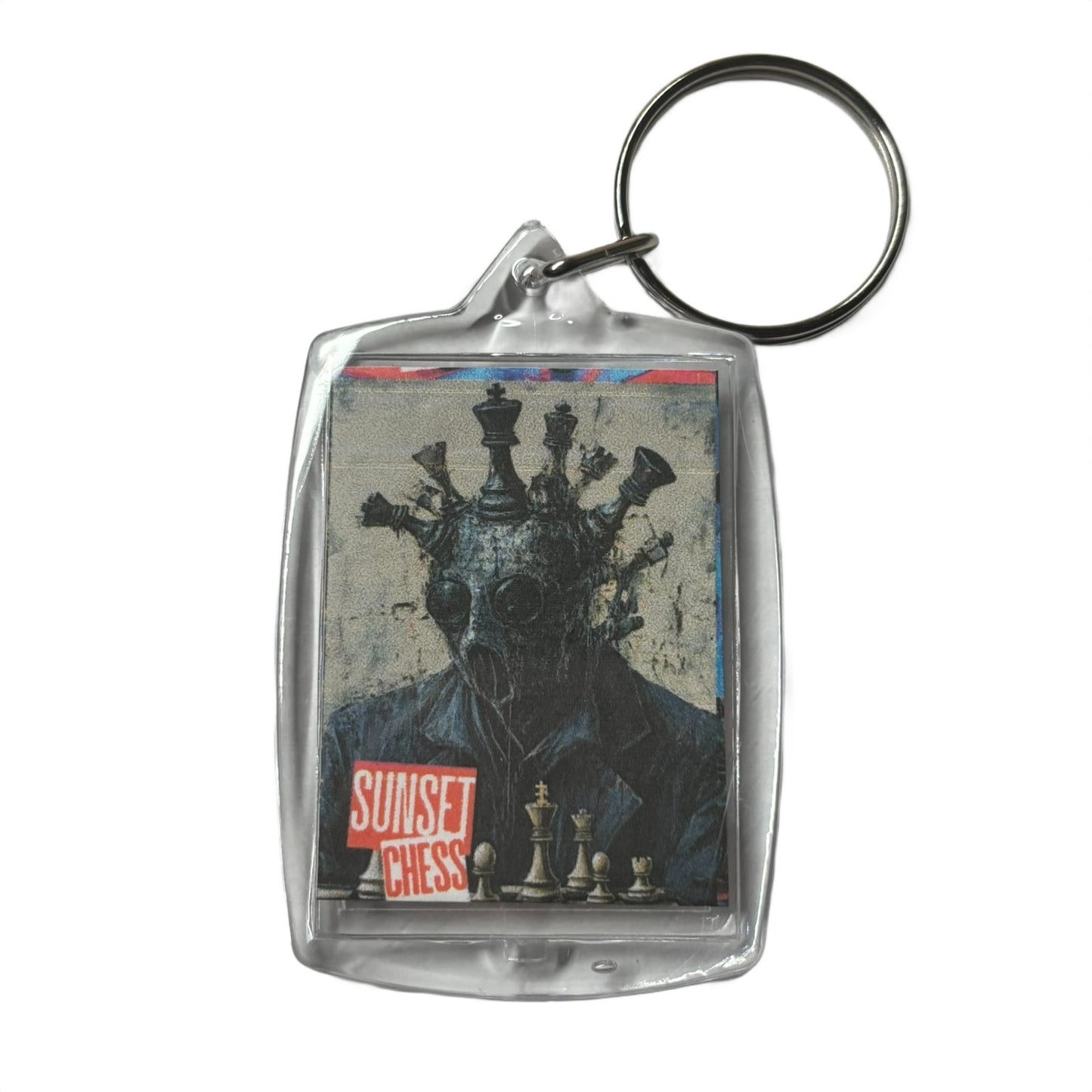Trench Boy - Chess  Photo Keychain