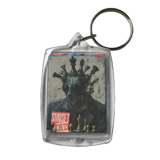 Trench Boy - Chess  Photo Keychain