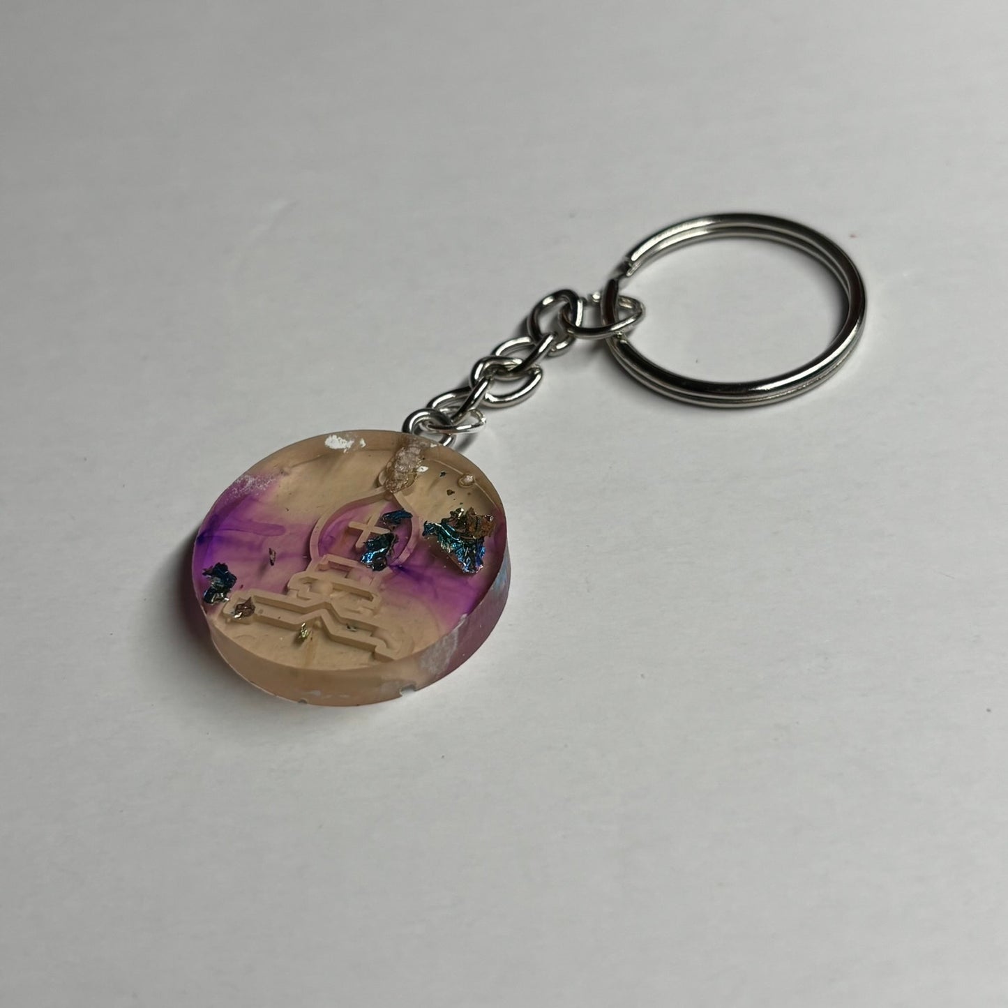 Cosmic Swivel Bishop - Handmade Resin Keychain