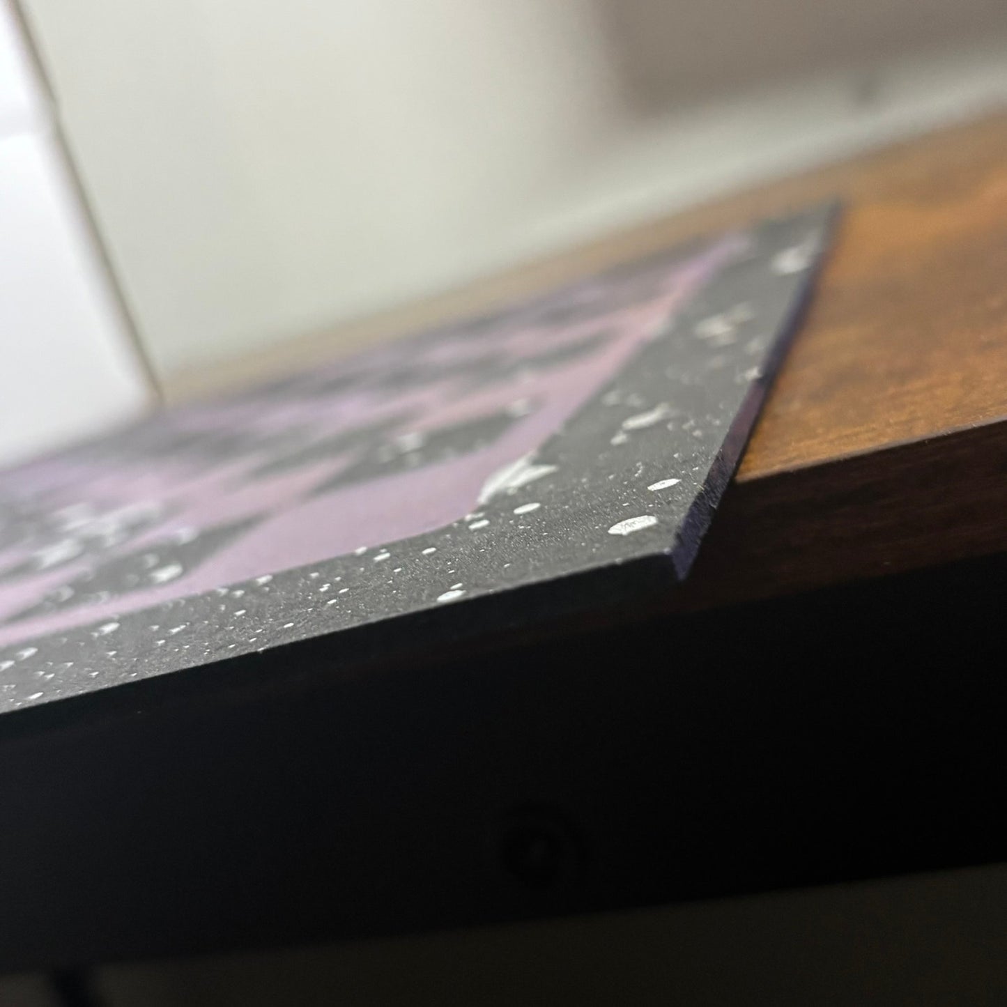 Black & Purple - Painted Chess Board