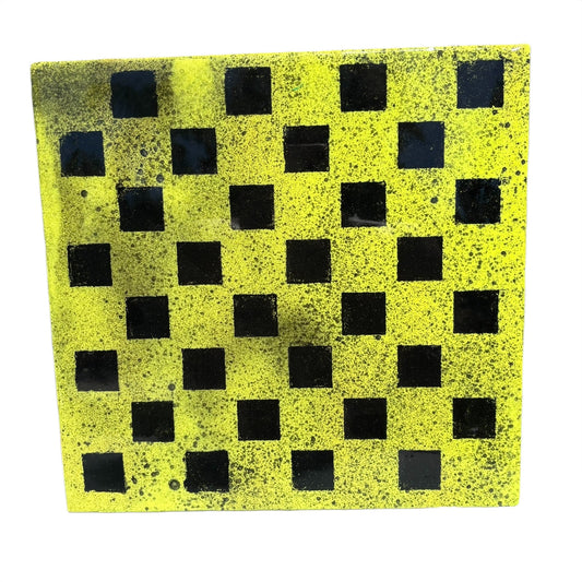 Speckled Lime Green - Resin Coated Chess Board