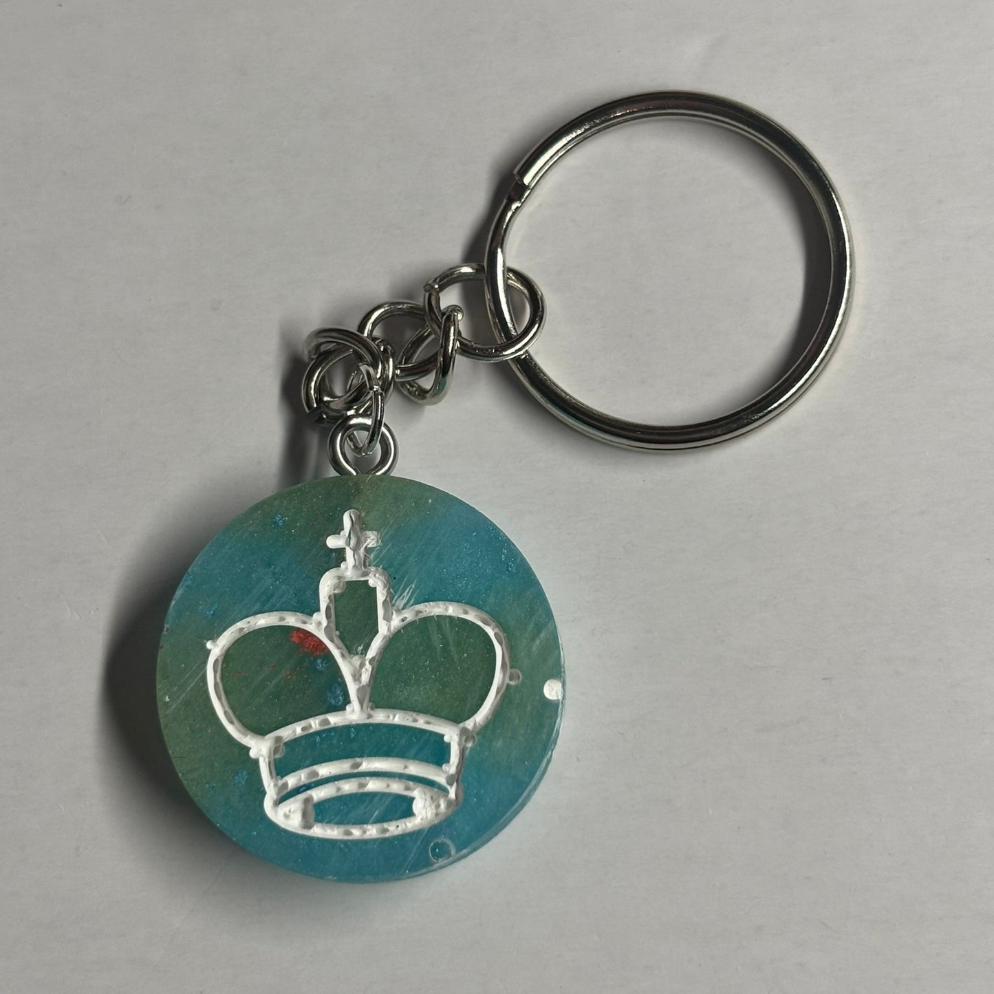 Blue Ocean King - Handmade Resin Keychain