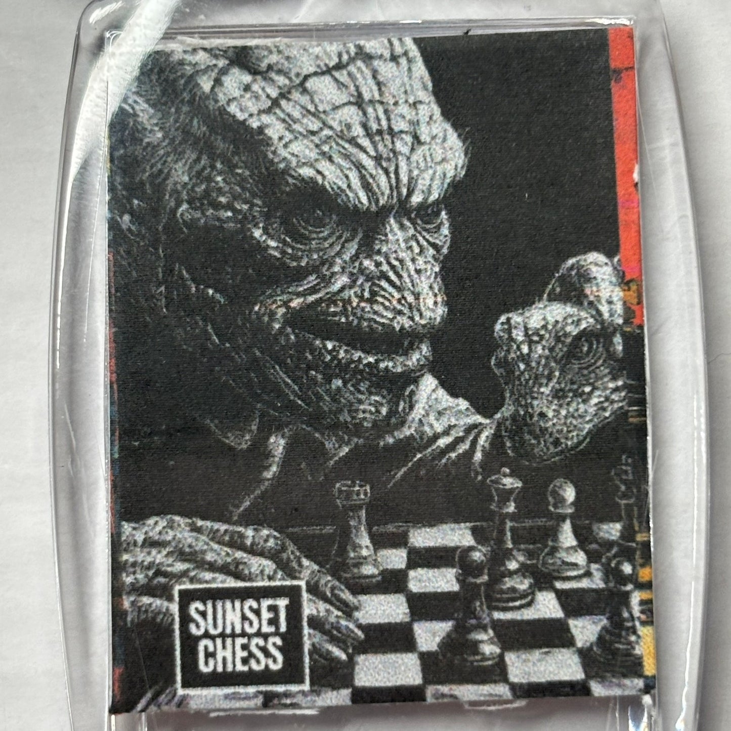 Stone Beast - Chess  Photo Keychain