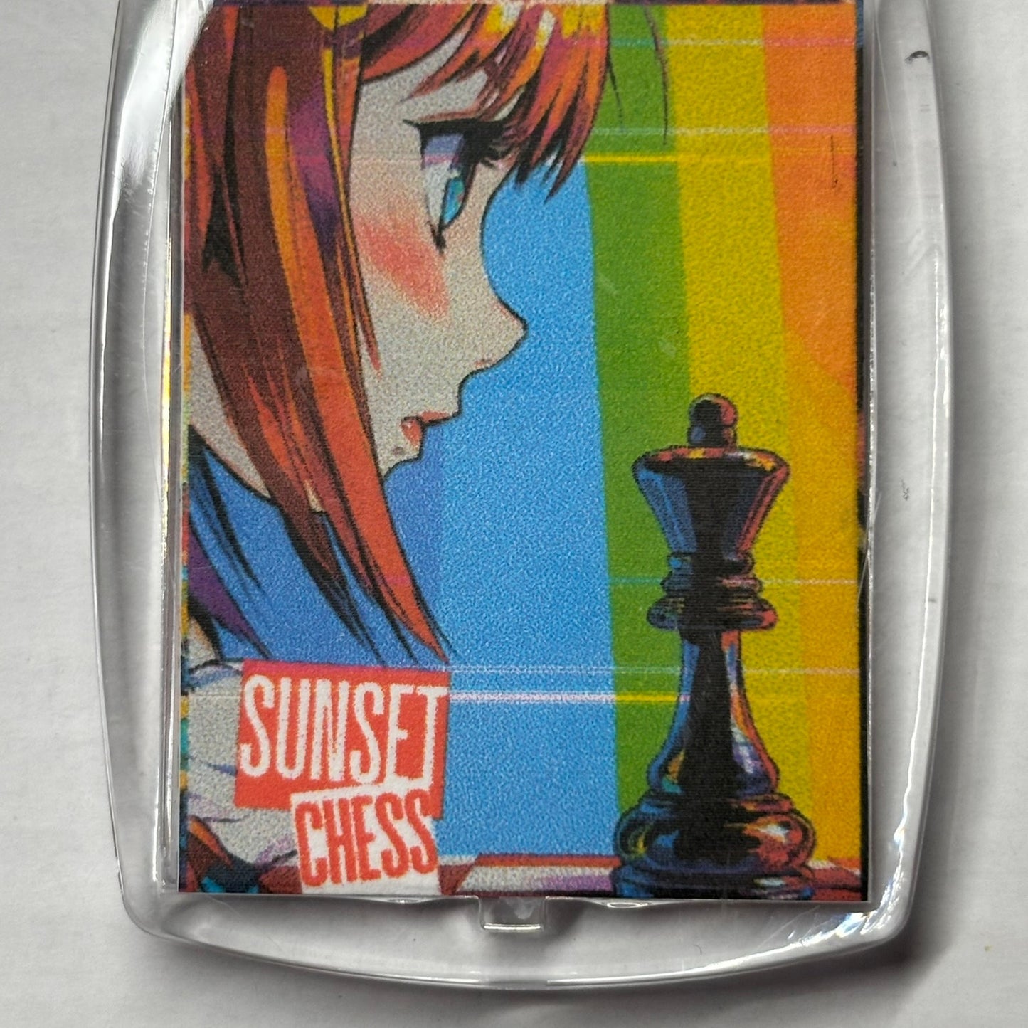 Anime Vibes - Chess  Photo Keychain