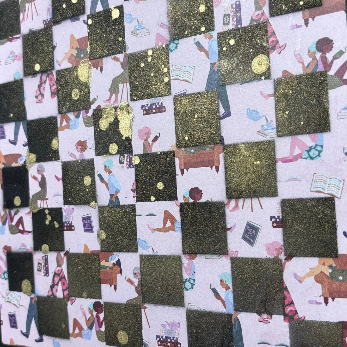 Pink Activities - Scrapbook Chess Board